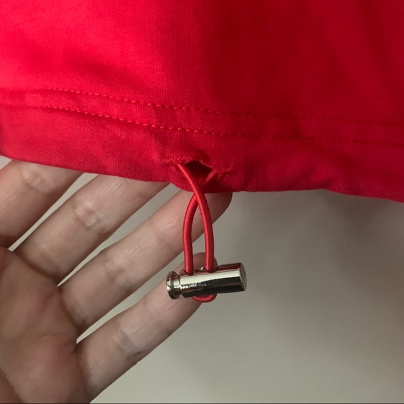 Superdown Cropped Red Hoodie Size Small - Picture 6 of 9